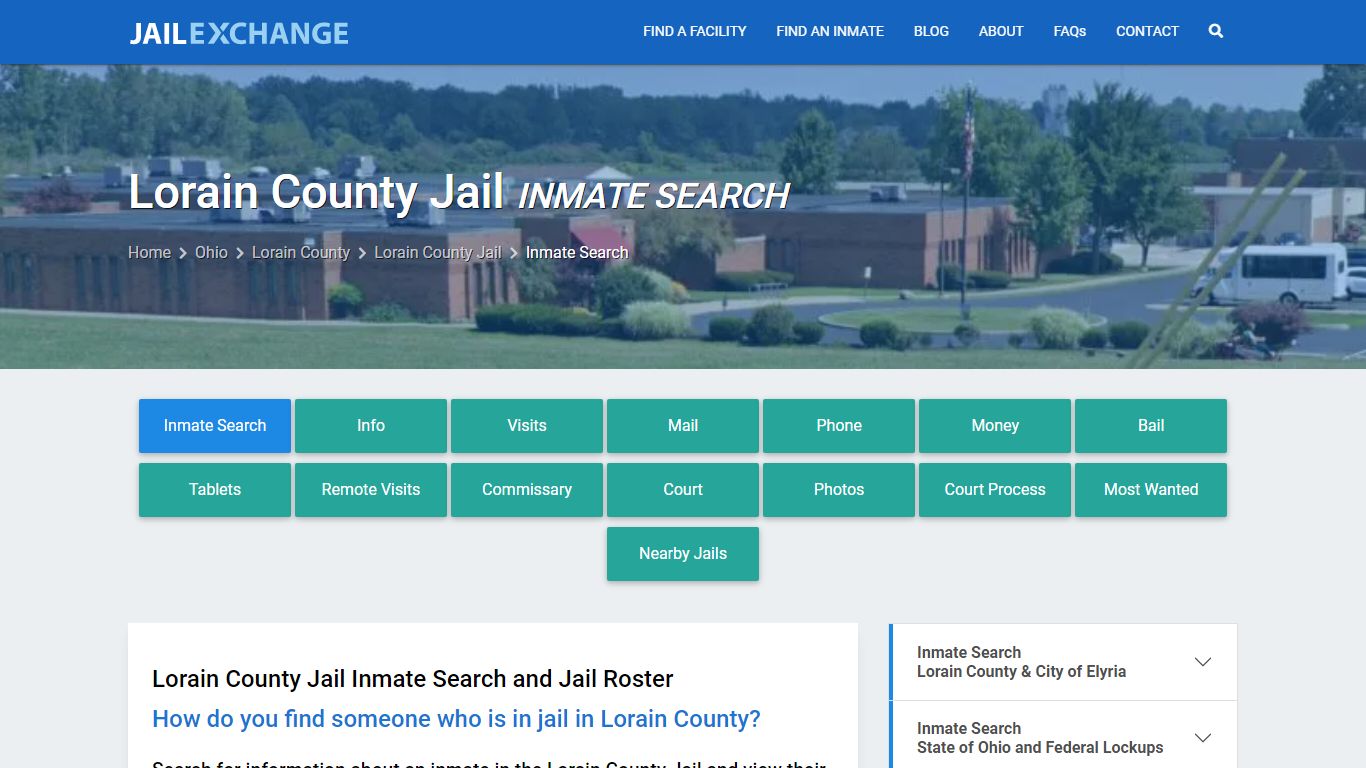 Inmate Search: Roster & Mugshots - Lorain County Jail, OH